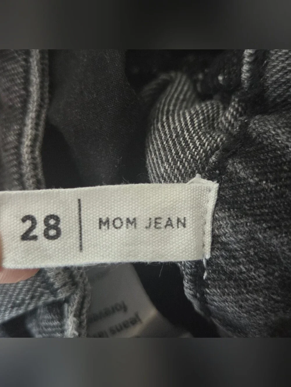 PacSun Gray Distressed High-Rise Mom Jean Shorts